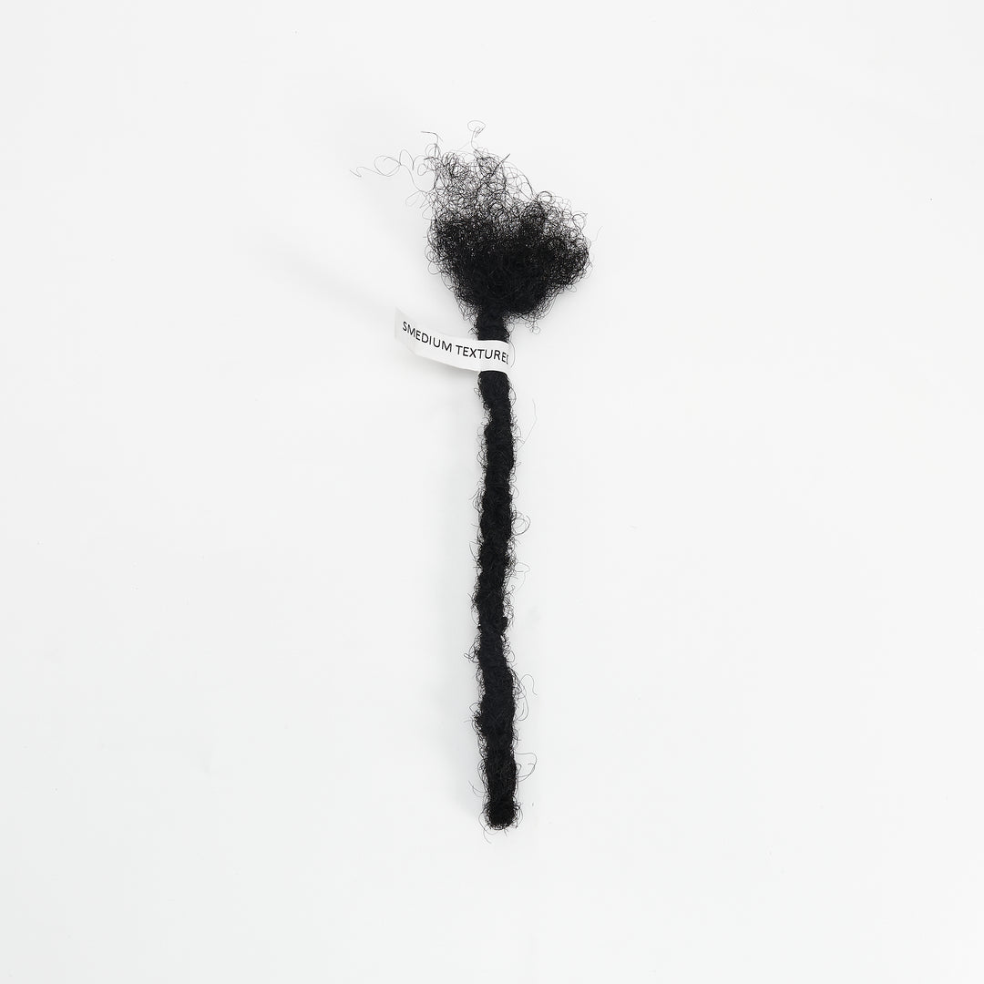 100% Human Hair Sample Interlocked Loc Extensions - enamslocs.com