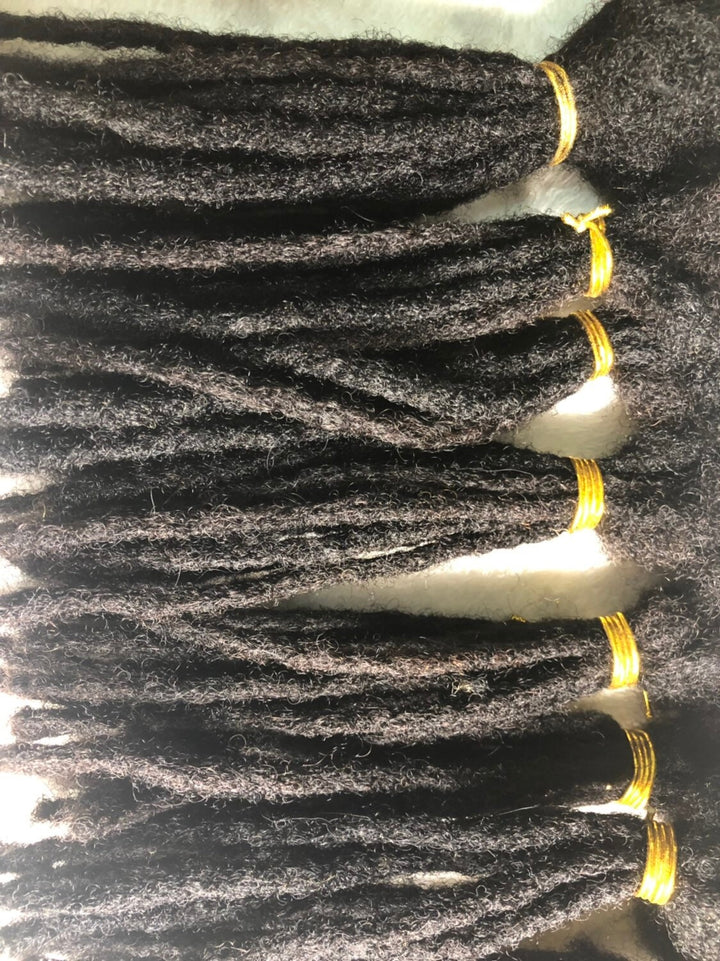 Human Hair Dreadlocks extensions. 100% Afro Kinky Dreadlocks Extensions. Bundles of 10 locs.