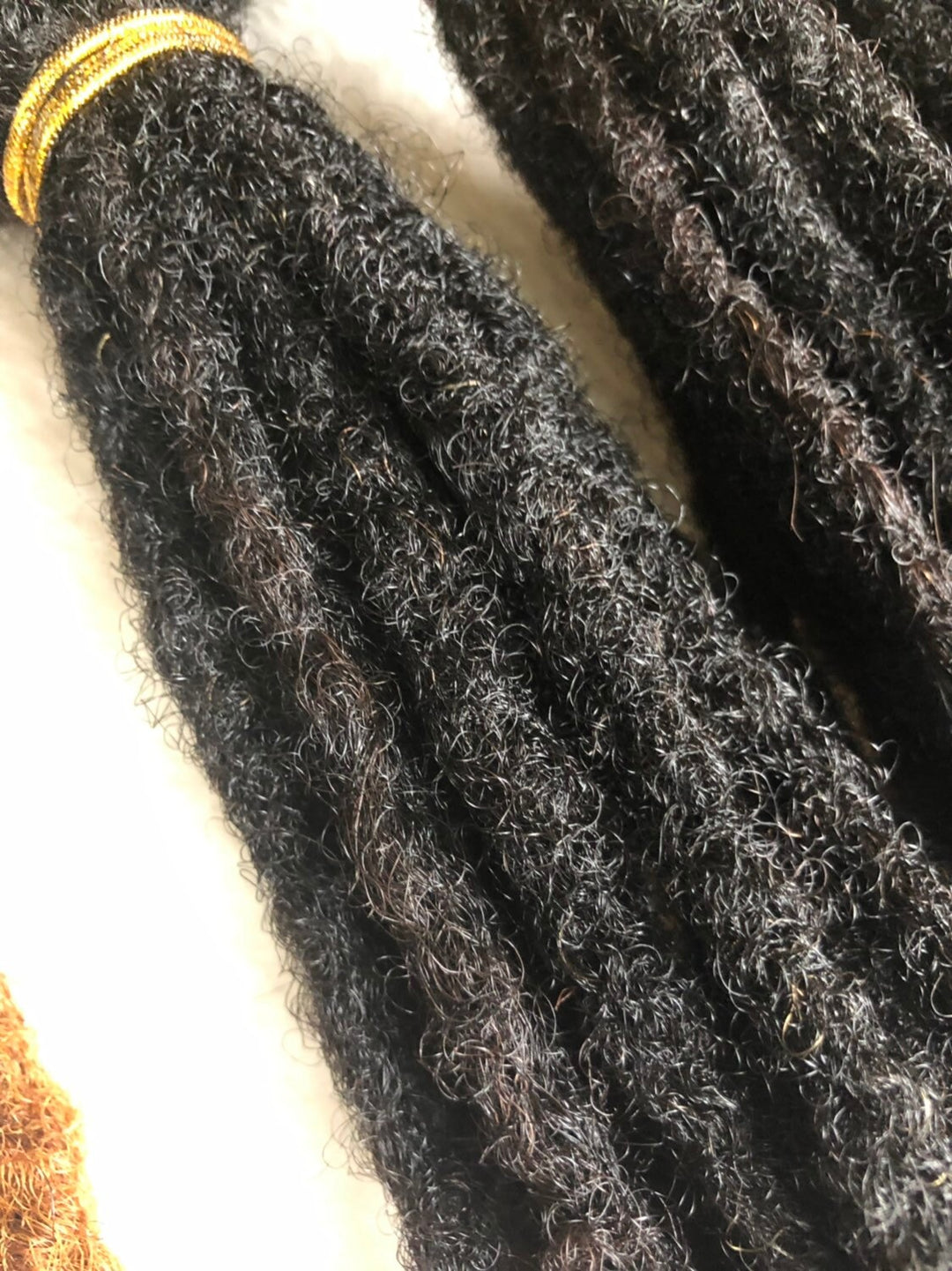 Afro Kinky Human Hair Crochet Dreadlocks Extension Natural Faux