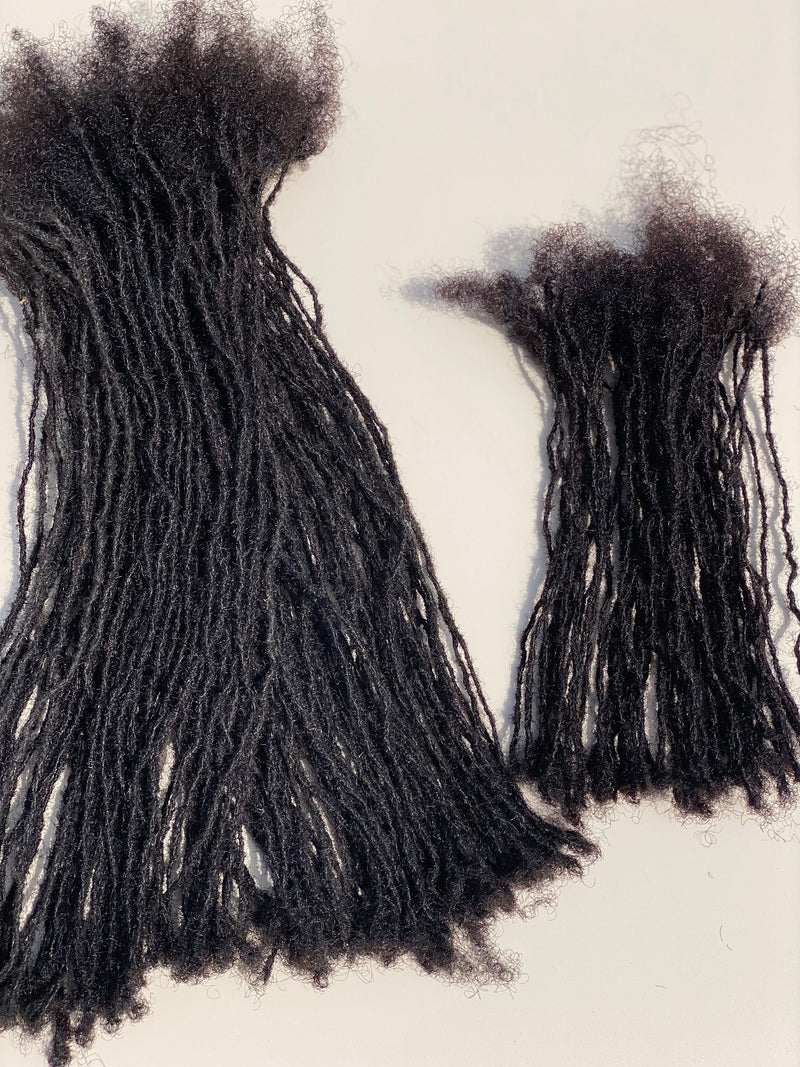 Small Dread Extensions Extra Small Loc Extensions | 100% Afro Kinky Human Hair Dreadlocks Ext ...