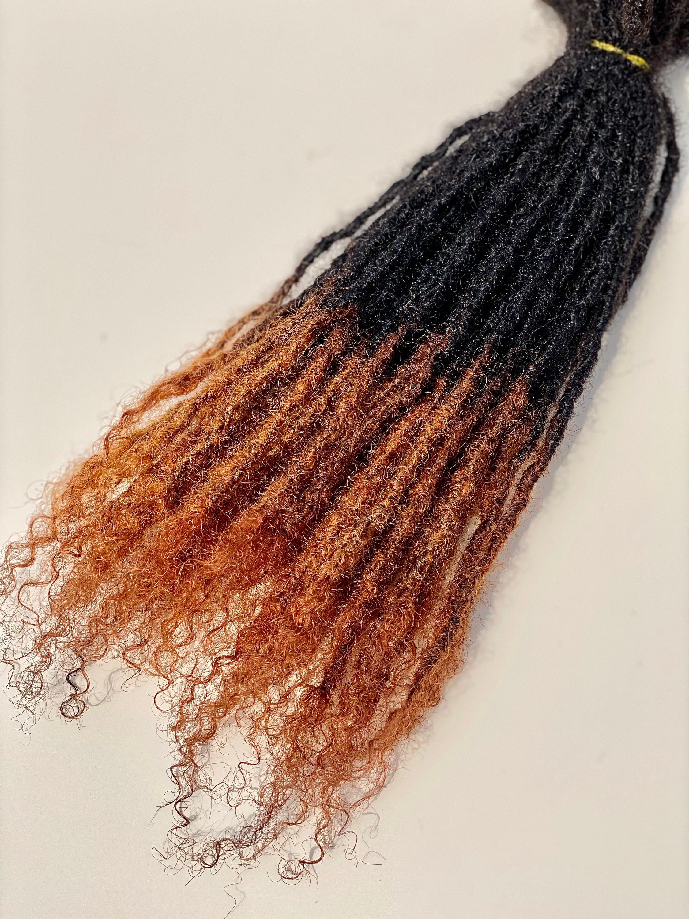 Amazon.com : Permanent Locs Extensions Human Hair for Man/Women 100% Real Human  Hair Dreadlock Extensions Full Head Handmade Dreadlocks Natural Black 0.6cm  Width (10 inch, 70Strands) : Beauty & Personal Care