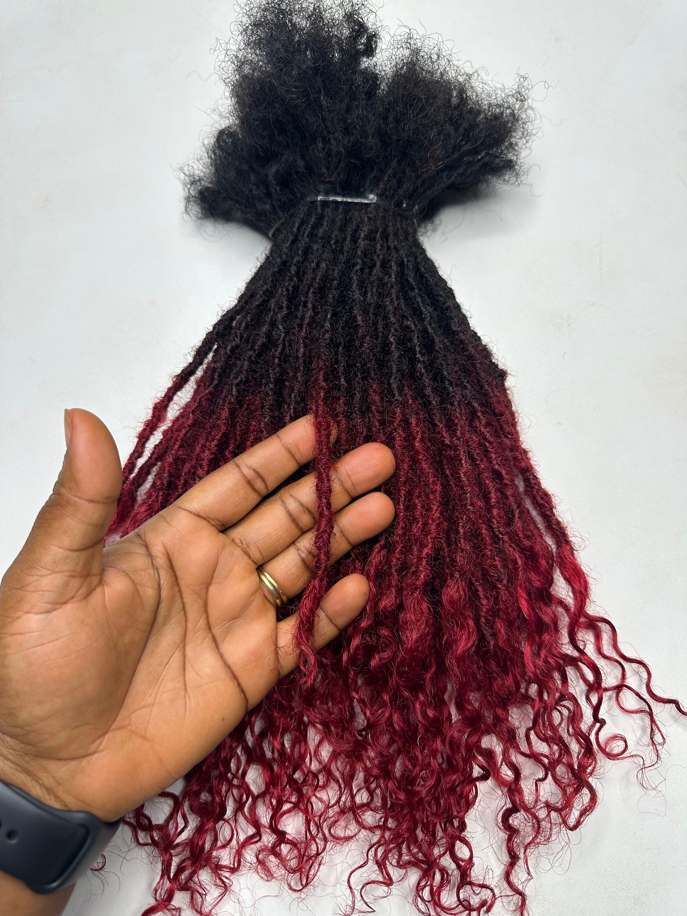 Orders Strawberry Wine synthetic locs